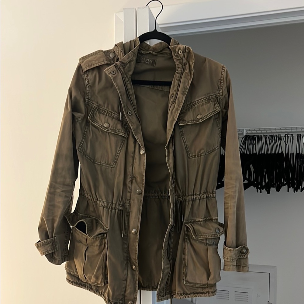 Talula Olive Utility Anorak Jacket